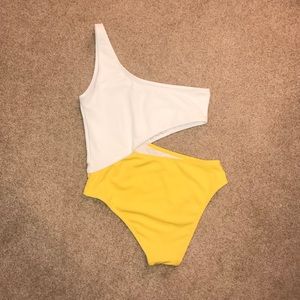 Two Tone Cutout Swimsuit. One piece, never worn!